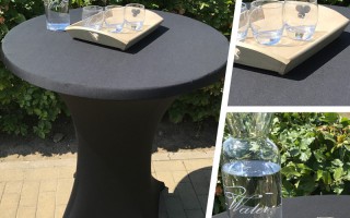 Tournée Minérale receptietafel