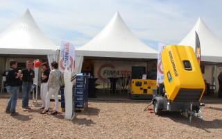 Onze partytafels in volle actie op Construction Demo Days Aalbeke