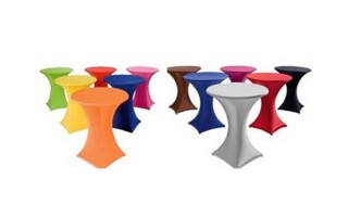 Receptietafel met hoes (kleur naar keuze)